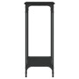 Mesa consola madera de ingeniería negro 75x30,5x75 cm by , Side tables - Ref: Foro24-837707, Price: 37,95 €, Discount: %