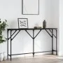 Mesa consola madera de ingeniería negro 140x23x75 cm by , Side tables - Ref: Foro24-837772, Price: 40,05 €, Discount: %