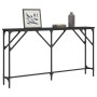 Mesa consola madera de ingeniería negro 140x23x75 cm by , Side tables - Ref: Foro24-837772, Price: 40,45 €, Discount: %