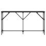 Mesa consola madera de ingeniería negro 140x23x75 cm by , Side tables - Ref: Foro24-837772, Price: 40,45 €, Discount: %