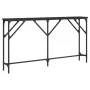 Mesa consola madera de ingeniería negro 140x23x75 cm by , Side tables - Ref: Foro24-837772, Price: 40,05 €, Discount: %