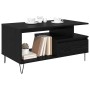 Mesa de Café Roble Negro 90 x 49 x 45 cm Madera de ingeniería en Mesas de centro | Comprar online en Foro24