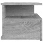 Sonoma gray wood floating bedside table 40x31x27 cm by vidaXL, Nightstands - Ref: Foro24-815314, Price: 38,59 €, Discount: %