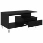 Mesa de Café Roble Negro 90 x 49 x 45 cm Madera de ingeniería en Mesas de centro | Comprar online en Foro24