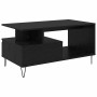 Mesa de Café Roble Negro 90 x 49 x 45 cm Madera de ingeniería en Mesas de centro | Comprar online en Foro24