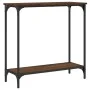 Mesa consola madera de ingeniería roble marrón 75x30,5x75 cm by , Side tables - Ref: Foro24-837711, Price: 35,79 €, Discount: %