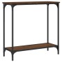 Mesa consola madera de ingeniería roble marrón 75x30,5x75 cm by , Side tables - Ref: Foro24-837711, Price: 36,26 €, Discount: %