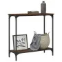 Mesa consola madera de ingeniería roble marrón 75x30,5x75 cm by , Side tables - Ref: Foro24-837711, Price: 35,79 €, Discount: %