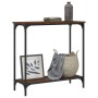 Mesa consola madera de ingeniería roble marrón 75x30,5x75 cm by , Side tables - Ref: Foro24-837711, Price: 36,26 €, Discount: %