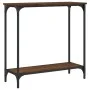 Mesa consola madera de ingeniería roble marrón 75x30,5x75 cm by , Side tables - Ref: Foro24-837711, Price: 35,79 €, Discount: %
