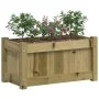 Außenblumenkästen, 2 Stück, imprägniertes Kiefernholz. von , Töpfe und Pflanzgefäße - Ref: Foro24-837448, Preis: 82,03 €, Rab...