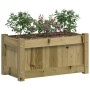Außenblumenkästen, 2 Stück, imprägniertes Kiefernholz. von , Töpfe und Pflanzgefäße - Ref: Foro24-837448, Preis: 86,74 €, Rab...