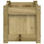 Außenblumenkästen, 2 Stück, imprägniertes Kiefernholz. von , Töpfe und Pflanzgefäße - Ref: Foro24-837448, Preis: 86,74 €, Rab...