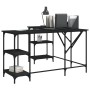 Ingenieurholz-Schreibtisch in Schwarz 139x139x75 cm von , Schreibtische - Ref: Foro24-837592, Preis: 103,73 €, Rabatt: %