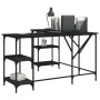 Ingenieurholz-Schreibtisch in Schwarz 139x139x75 cm von , Schreibtische - Ref: Foro24-837592, Preis: 102,46 €, Rabatt: %