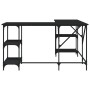 Ingenieurholz-Schreibtisch in Schwarz 139x139x75 cm von , Schreibtische - Ref: Foro24-837592, Preis: 103,73 €, Rabatt: %