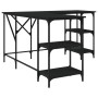 Escritorio madera de ingeniería negro 139x139x75 cm by , Desks - Ref: Foro24-837592, Price: 103,73 €, Discount: %