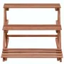 3-tier cedar wood plant stand 48x45x40 cm by vidaXL, Pot stands - Ref: Foro24-246436, Price: 30,18 €, Discount: %