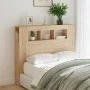 LED headboard engineered wood Sonoma oak 120x18.5x103.5 cm by , Headboards and footboards - Ref: Foro24-837339, Price: 63,56 ...
