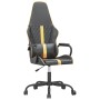 Silla gaming con masaje cuero sintético dorado y negro by , Gaming chairs - Ref: Foro24-345559, Price: 106,26 €, Discount: %