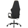 Silla gaming con masaje cuero sintético dorado y negro by , Gaming chairs - Ref: Foro24-345559, Price: 106,26 €, Discount: %