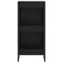 Estantería para libros Roble Negro 80 x 30 x 155 cm en Librerías y estanterías | Comprar online en Foro24
