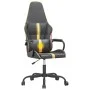 Silla gaming con masaje cuero sintético dorado y negro by , Gaming chairs - Ref: Foro24-345559, Price: 104,67 €, Discount: %