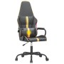 Silla gaming con masaje cuero sintético dorado y negro by , Gaming chairs - Ref: Foro24-345559, Price: 106,26 €, Discount: %