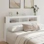 Kopfteil mit LED, weißem Holzwerkstoff, 180 x 18,5 x 103,5 cm von , Kopf- und Fußteile - Ref: Foro24-837358, Preis: 102,41 €,...