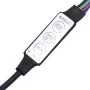 LED-Kopfteil aus eichenbraunem Holzwerkstoff, 180 x 18,5 x 103,5 cm von , Kopf- und Fußteile - Ref: Foro24-837364, Preis: 99,...