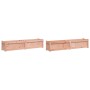 Jardineras de jardín 2 unidades madera maciza Douglas by , Pots and planters - Ref: Foro24-837481, Price: 163,52 €, Discount: %