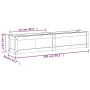 Jardineras de jardín 2 unidades madera maciza Douglas by , Pots and planters - Ref: Foro24-837481, Price: 145,90 €, Discount: %