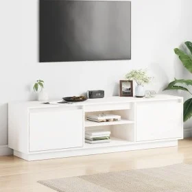 Mueble de TV madera maciza de pino blanco 140x35x40 cm de , Muebles TV - Ref: Foro24-840413, Precio: 106,75 €, Descuento: %