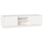 TV-Möbel aus massiver Kiefer in Weiß 140x35x40 cm von , TV-Möbel - Ref: Foro24-840413, Preis: 108,00 €, Rabatt: %