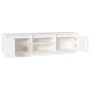 TV-Möbel aus massiver Kiefer in Weiß 140x35x40 cm von , TV-Möbel - Ref: Foro24-840413, Preis: 108,00 €, Rabatt: %