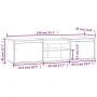 TV-Möbel aus massiver Kiefer in Weiß 140x35x40 cm von , TV-Möbel - Ref: Foro24-840413, Preis: 106,75 €, Rabatt: %
