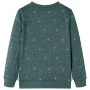 Kinder-Dunkelgrüner Melange-Pullover 140 von , Kinder-T-Shirts - Ref: Foro24-12973, Preis: 11,64 €, Rabatt: %
