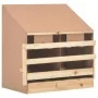 Hühnernistkasten mit 2 Fächern aus Kiefernholz, 63 x 40 x 65 cm von vidaXL, Eierbrutapparate - Ref: Foro24-170651, Preis: 74,...