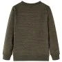 Sudadera infantil caqui oscuro melange 116 de , Camisetas para niños - Ref: Foro24-13206, Precio: 13,23 €, Descuento: %