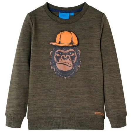 Sudadera infantil caqui oscuro melange 92 by , Kids T-shirts - Ref: Foro24-13204, Price: 11,24 €, Discount: %