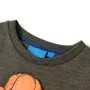 Sudadera infantil caqui oscuro melange 92 by , Kids T-shirts - Ref: Foro24-13204, Price: 11,24 €, Discount: %