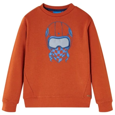 Kinder-Sweatshirt in hellem Ziegelrot, Größe 116. von , Kinder-T-Shirts - Ref: Foro24-13381, Preis: 11,24 €, Rabatt: %