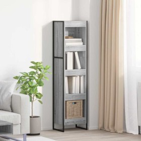 Estantería para libros Gris Sonoma 80 x 30 x 155 cm en Librerías y estanterías | Comprar online en Foro24