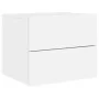 Mesitas de noche de pared con luces LED 2 unidades blanco de , Mesitas de noche - Ref: Foro24-836813, Precio: 81,26 €, Descue...