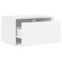 Wand-Nachttisch mit weißen LED-Lichtern von , Nachttische - Ref: Foro24-836826, Preis: 48,11 €, Rabatt: %