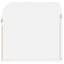 Wand-Nachttisch mit weißen LED-Lichtern von , Nachttische - Ref: Foro24-836826, Preis: 48,11 €, Rabatt: %