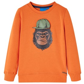 Kinderpullover in dunkelorange, Größe 116 von , Kinder-T-Shirts - Ref: Foro24-13196, Preis: 11,35 €, Rabatt: %