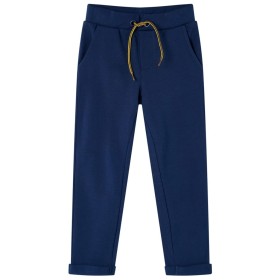 Pantalones infantiles con cordón azul marino 116