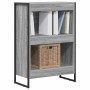 Estantería para libros Gris Sonoma 80 x 30 x 155 cm en Librerías y estanterías | Comprar online en Foro24