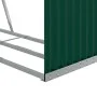 Leñero de acero galvanizado verde 120x45x210 cm by , Firewood bags and holders - Ref: Foro24-364542, Price: 63,80 €, Discount: %